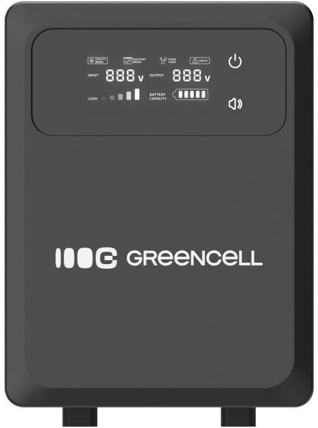 UPS ZASILACZ AWARYJNY Greencell PowerCore 800VA 500W AVR 12VDC LCD