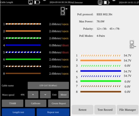 TESTER DO KABLI CS-NT64A