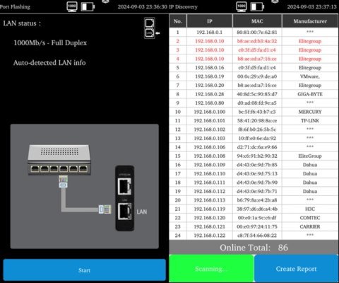 TESTER DO KABLI CS-NT64A