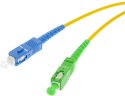 PATCHCORD ŚWIATŁOWODOWY SM SC/UPC-SC/APC SIMPLEX 1m