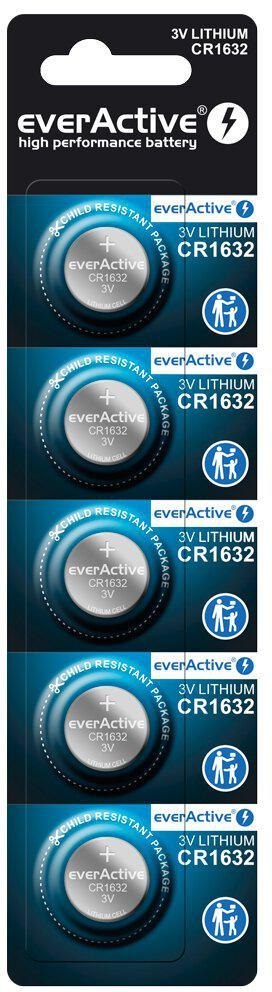 Bateria CR1632 everActive (blister 5 szt.)
