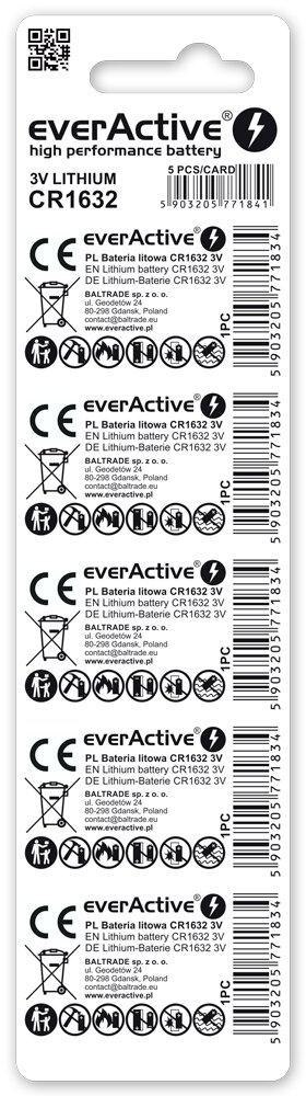 Bateria CR1632 everActive (blister 5 szt.)