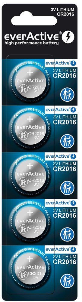Bateria CR2016 everActive (blister 5 szt.)