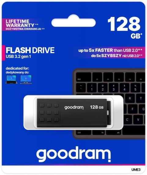 Pendrive Goodram UME3 128GB USB 3.0 Czarny