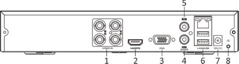 Rejestrator 5w1 Hilook 8-kanałowy 4MP DVR-208G-M1/T
