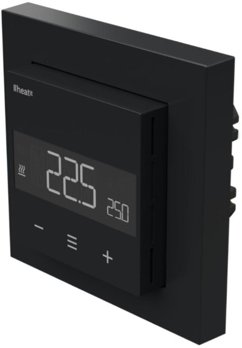 Termostat Heatit Z-TRM6 Black Matt Z-Wave Thermostat 3600W 16A 868,4 Mhz