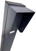 Słupek domofonowy Camsafe 60x120 z daszkiem i podstawą CS-DO1 - 1,6m