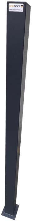 Słupek montażowy Camsafe 80x80 do kamer LPR CS-LPR2 2m
