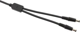Splitter DC ESPE 1x2 gniazdo DC 2,1/5,5 / 2 x wtyk prosty DC 2,1/5,5