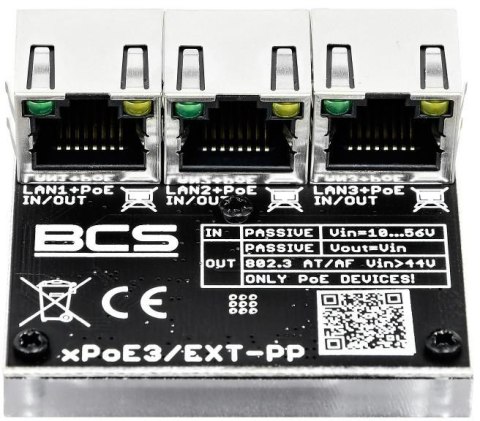 Switch POE BCS POWER BCS-xPoE3/EXT-PP