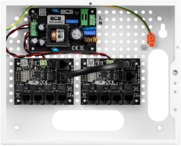 System zasilania do 9 kamer IP ze switchem PoE w obudowie wewnętrznej BCS POWER BCS-IP8/E-S