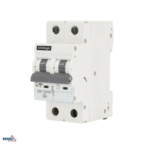 Wyłącznik nadprądowy 6KA 2P C 06A VDE SCHELINGER