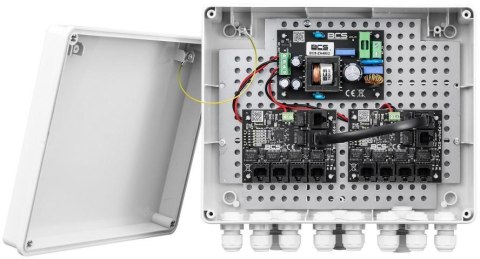 Zestaw do zasilania kamer IP BCS POWER BCS-IP8/Z/E-S