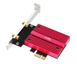 KARTA SIECIOWA WI-FI 7 PCIE WE9300S 2.4 GHz, 5 GHz, 6 GHz 688 Mb/s + 2882 Mb/s + 5760 Mb/s Wi-Fi 7 CUDY