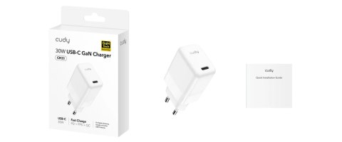 ŁADOWARKA SIECIOWA USB-C CH30_EU 30 W GaN CUDY