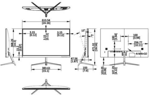 Monitor Hikvision DS-D5027F3-2P2S