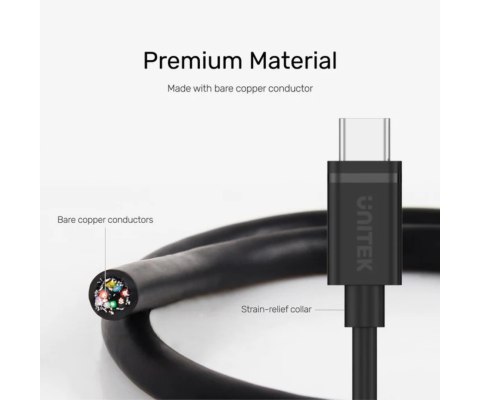 PRZEWÓD USB-W-MICRO/USB-C/1.0M-UNITEK 1 m UNITEK