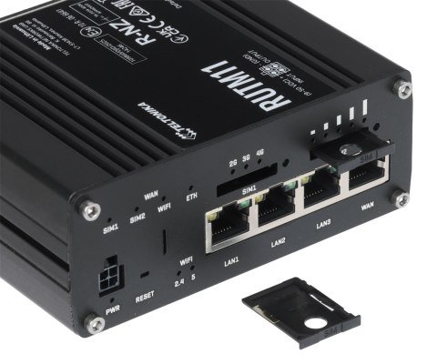 ROUTER 4G LTE RUTM11 Dual SIM Wi-Fi 5, : 2.4 GHz, 5 GHz, 867 Mb/s Teltonika
