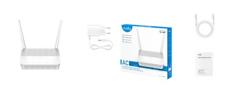 ROUTER GP1200V Wi-Fi 5 GPON/EPON 2.4 GHz, 5 GHz 300 Mb/s + 867 Mb/s CUDY