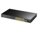 SWITCH POE GS2018PS2-200W 16-PORTOWY SFP CUDY