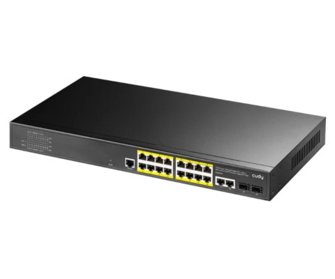 SWITCH POE GS2018PS2-200W 16-PORTOWY SFP CUDY