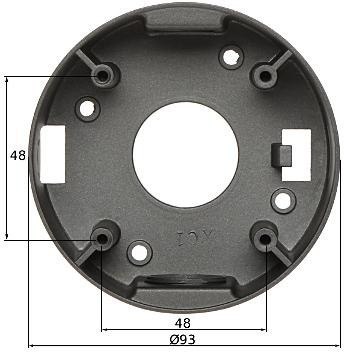 UCHWYT SUFITOWY DO KAMER KULISTYCH BD-CV94