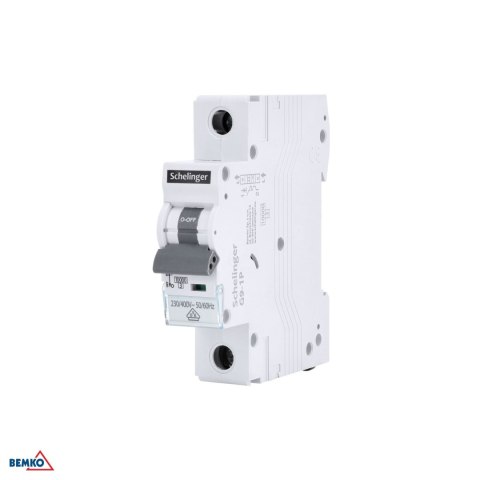 Wyłącznik nadprądowy 10KA 1P C 16A VDE SCHELINGER