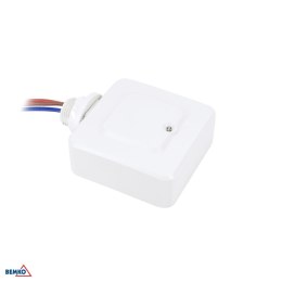 Czujnik Mikrofalowy 120W 360* IP20 prostokątny biały 24VDC