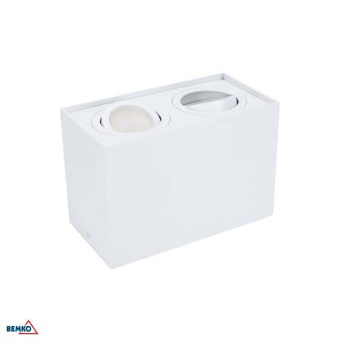 Downlight ORTAL REGULOWAna 182X96 2XGU10 MAX. 2x50W czarna