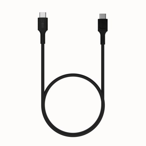 KABEL USB-C / USB-C Greencell PowerFlex 30cm PD 100W czarny silikonowy