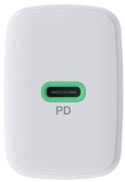ŁADOWARKA SIECIOWA Greencell PowerSource Solo30 30W 1xUSB-C PD 3.0 QC 4.0+ biała