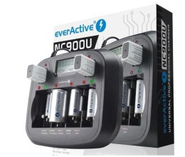 Ładowarka procesorowa do akumulatorków AA / AAA / C / D / 6F22 / 9V everActive NC-900U