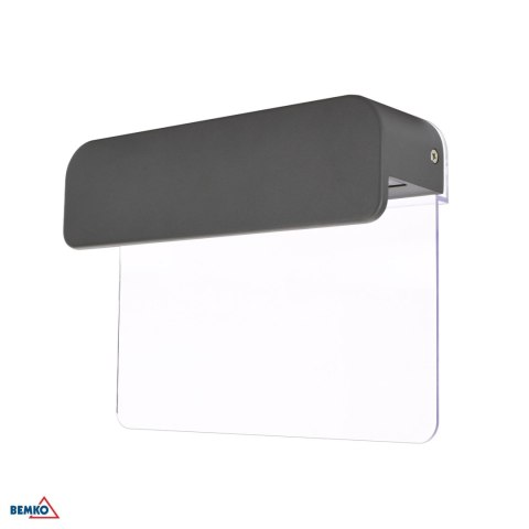 Oprawa elewacyjna VALANT 16W 3000K 1120LM IP65 250X62MM okrągła grafit