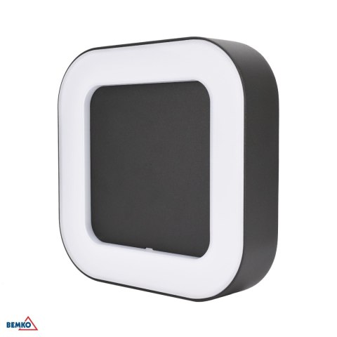 Oprawa elewacyjna VALIT 10W 4000K 850LM IP65 200X45MM okrągła grafit