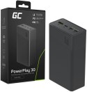 POWERBANK Greencell PowerPlay 30 30000mAh SZYBKIE ŁADOWANIE 22,5W 3x USB-C PD 1x USB-A