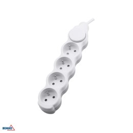 Przedłużacz NB 4X 2P+Z+WYl. 1.5MM X 5.0M