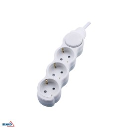 Przedłużacz na SCHUKO 5X 2P+Z 1.5MM X 1.5M