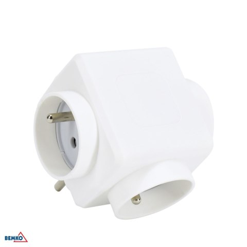 Rozgałęźnik +"0" 3xGN 16A TRoJKATNY