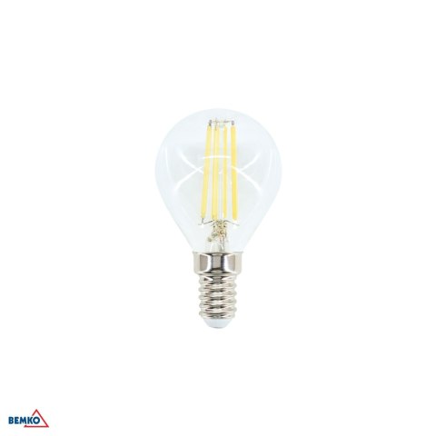 Źródło LED filament 230V E14 G45 6W 750LM 4000K 320ST