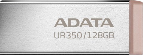 Adata Pendrive UR350 128GB USB3.2 Gen1 Metal brązowy