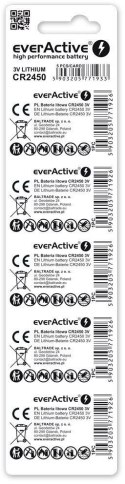 Bateria CR2450 everActive (blister 5 szt.)
