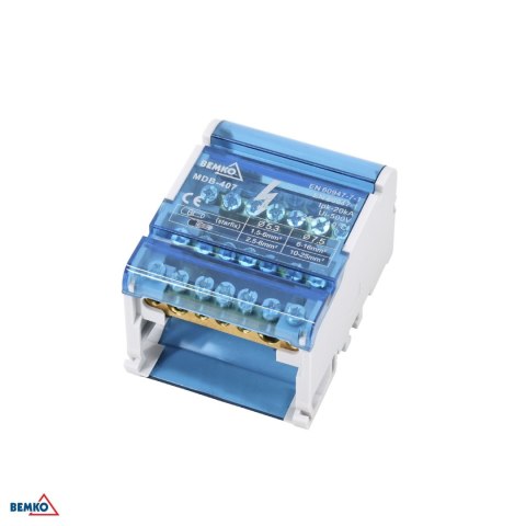 Blok rozdzielczy 30 zacisków 2x15 (11x5.3mm + 2x7.5mm + 2x9.1mm)