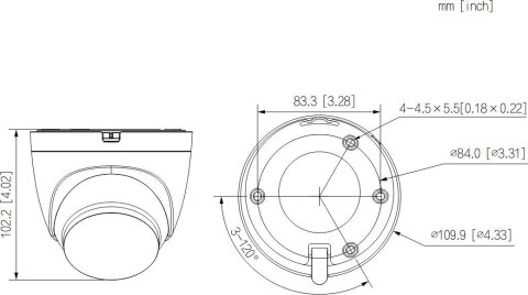 Kamera IP Dahua IPC-HDW1339DA-SW-PV-0280B