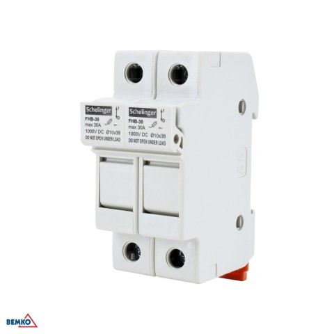 Podstawa bezpiecznikowa 2-POLOWA Z KONTROLKA SCHELINGER