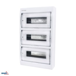 Rozdzielnica natynkowa IP40 ZACISKI 4N+4PE 1x4P