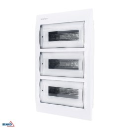 Rozdzielnica podtynkowa IP40 ZACISKI 4N+4PE 1x4P