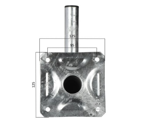 UCHWYT MUROWY UML-38L30/HDG