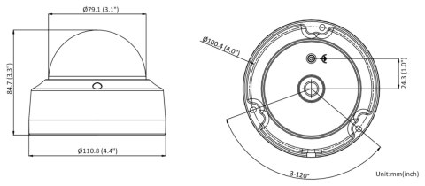 KAMERA WANDALOODPORNA IP DS-2CD2126G2-I(2.8MM)(D) AcuSense - 1080p Hikvision