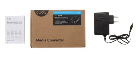 MEDIA KONWERTER SFP PoE+ MC220P CUDY