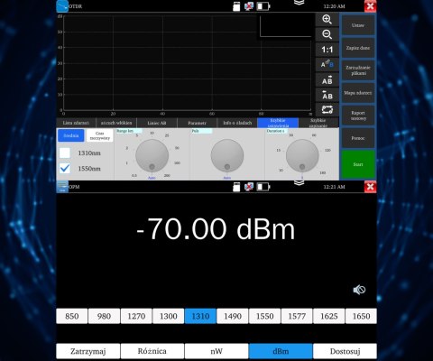 REFLEKTOMETR OPTYCZNY (OTDR) CS-R5E-50H